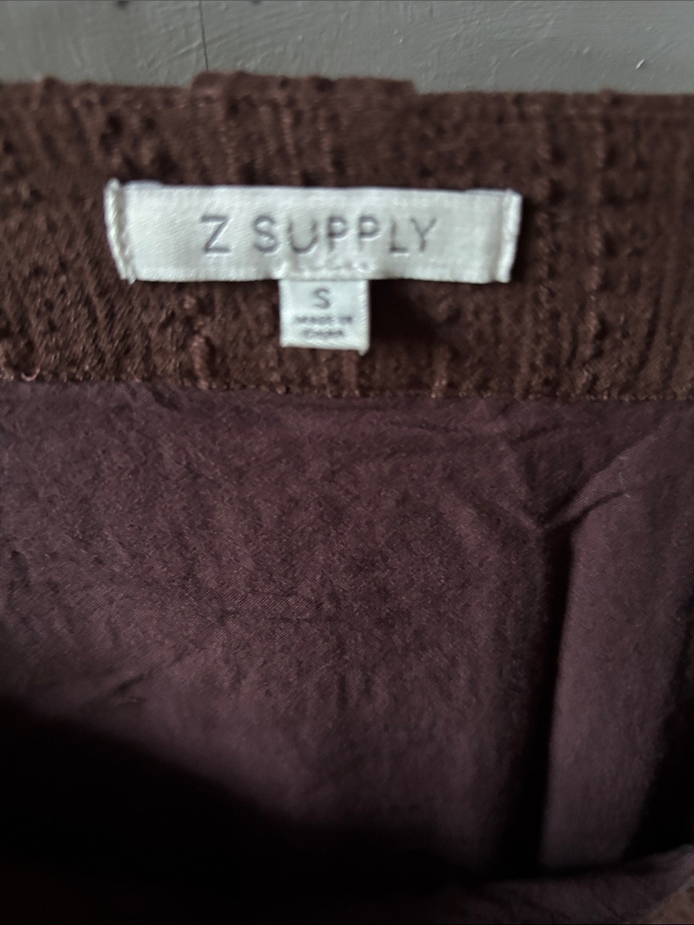 Z Supply Brown Salerno wrap skirt & cropped tank - Picture 7 of 11